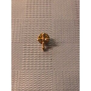 Vintage Goldtone Cross Pin